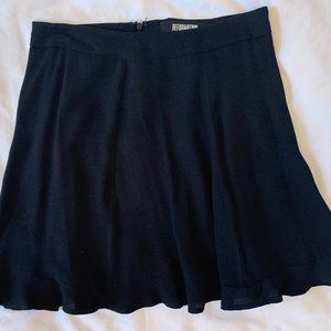 Reformation Black Mini Skirt